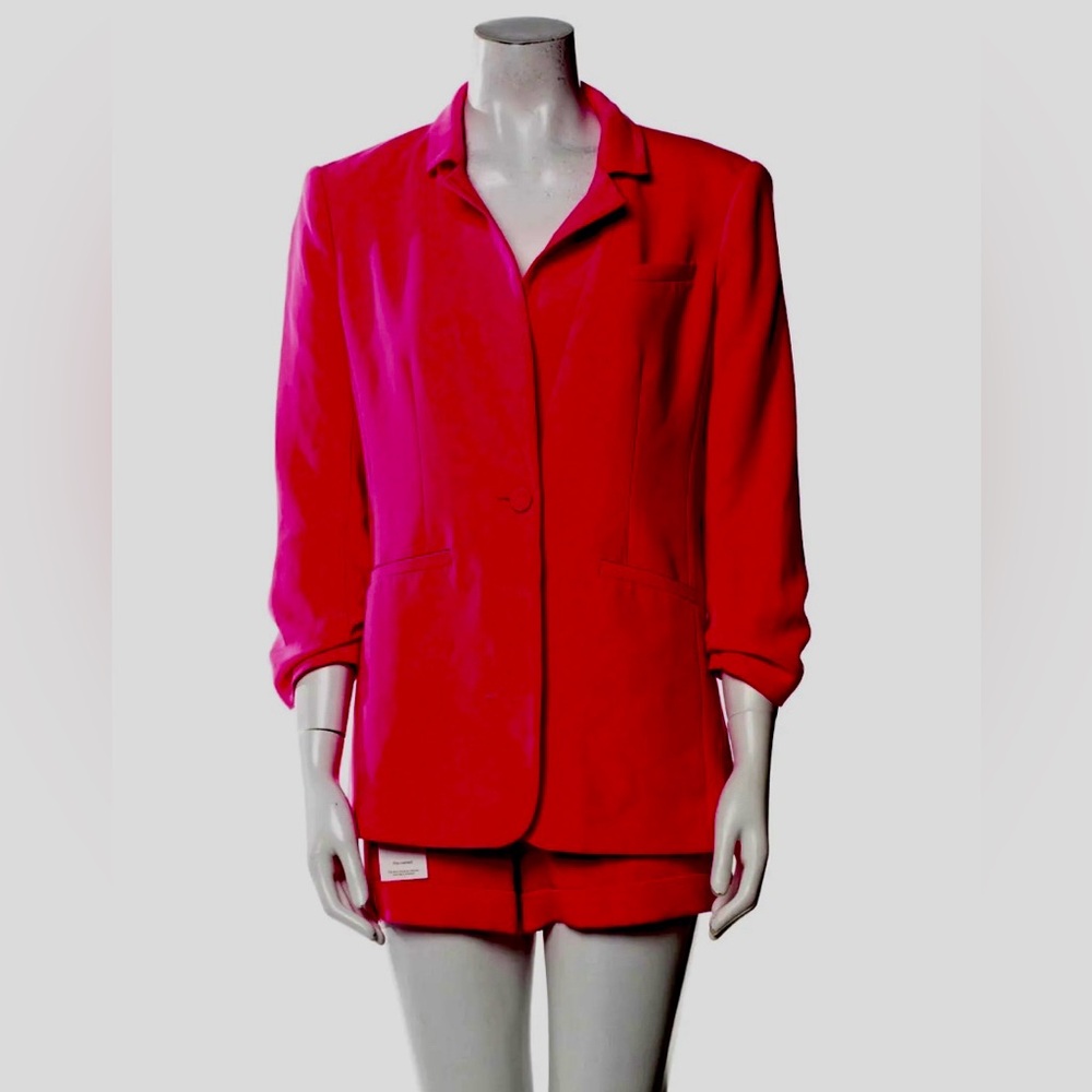 Cinq à Sept Bold Red Blazer